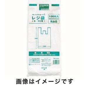 トラスコ TRUSCO トラスコ TRB60-50-W レジ袋 60/50号 580×490mm 乳白 100枚入 TRUSCO  あきばお～ネット本店