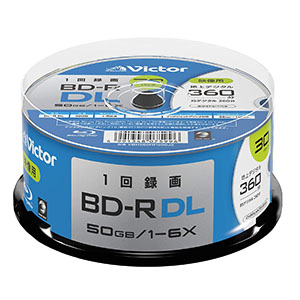 ビクター Victor VBR260RP30SJ2 BD-R DL BDR DL 50GB 6倍速30枚