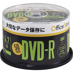 バーベイタム Officesave バーベイタム OSDHR47JP50 データ用DVD-R 16倍速 50枚 Officesave