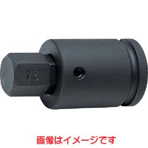 コーケン Ko-ken コーケン 16107.22-22 インパクトヘックスビットソケット 差込角19mm 対辺 22mm